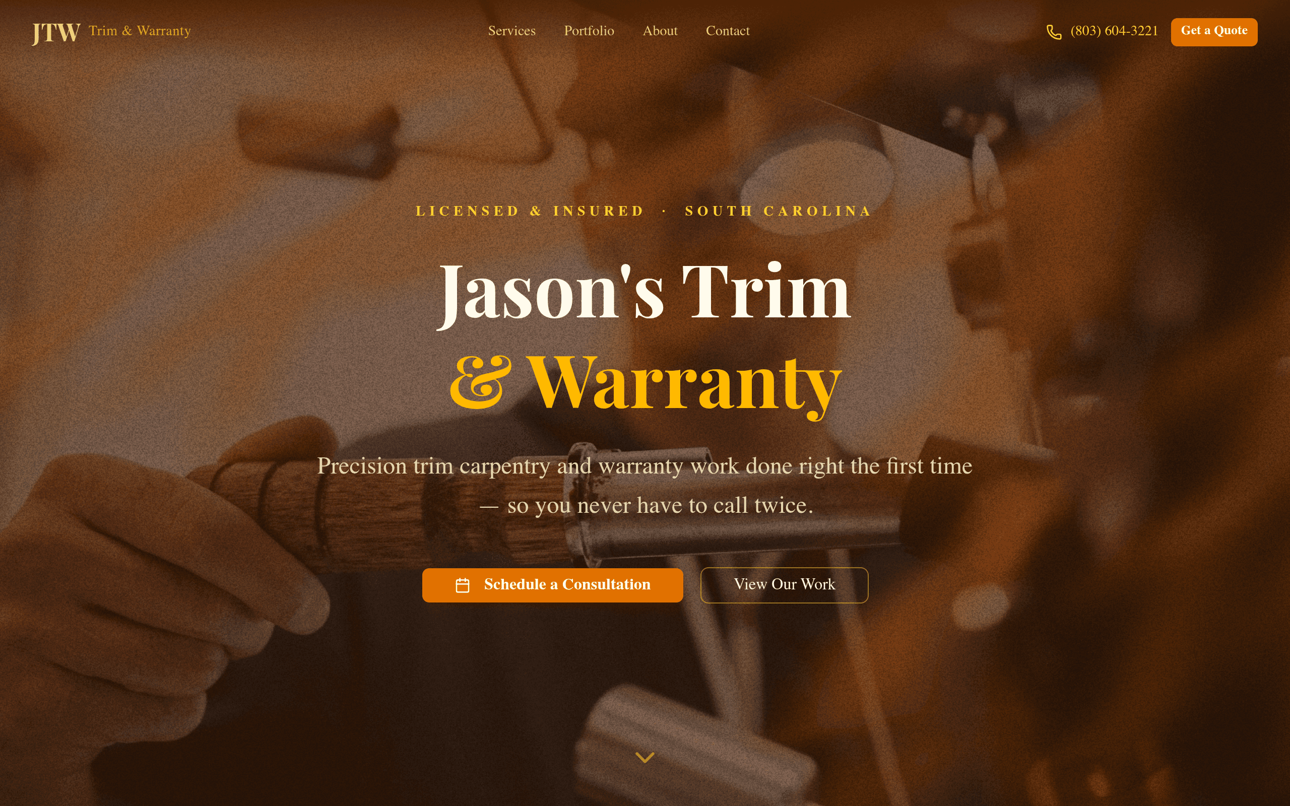 Jason's Trim & Warranty
